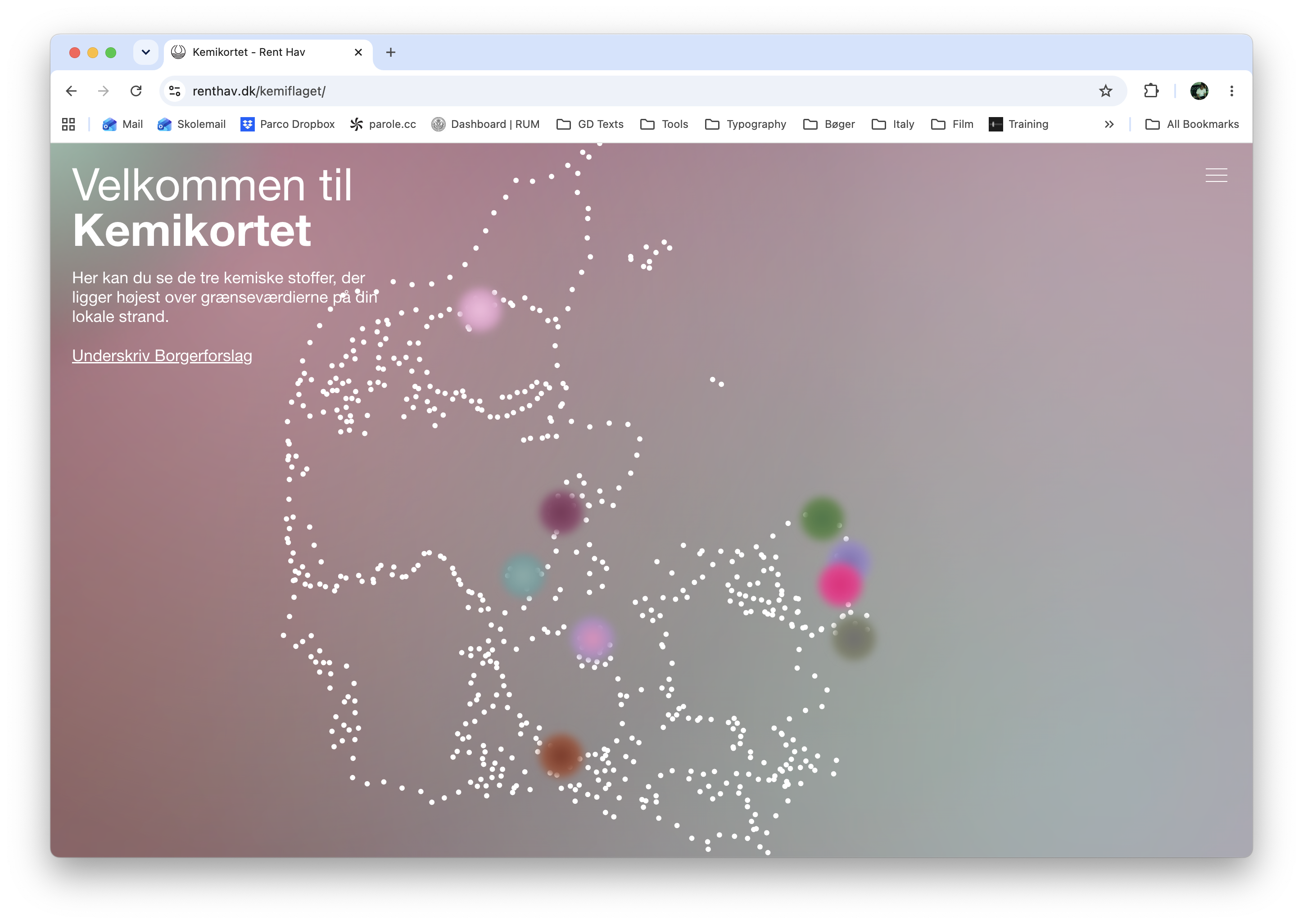 Kemiflaget interactive map