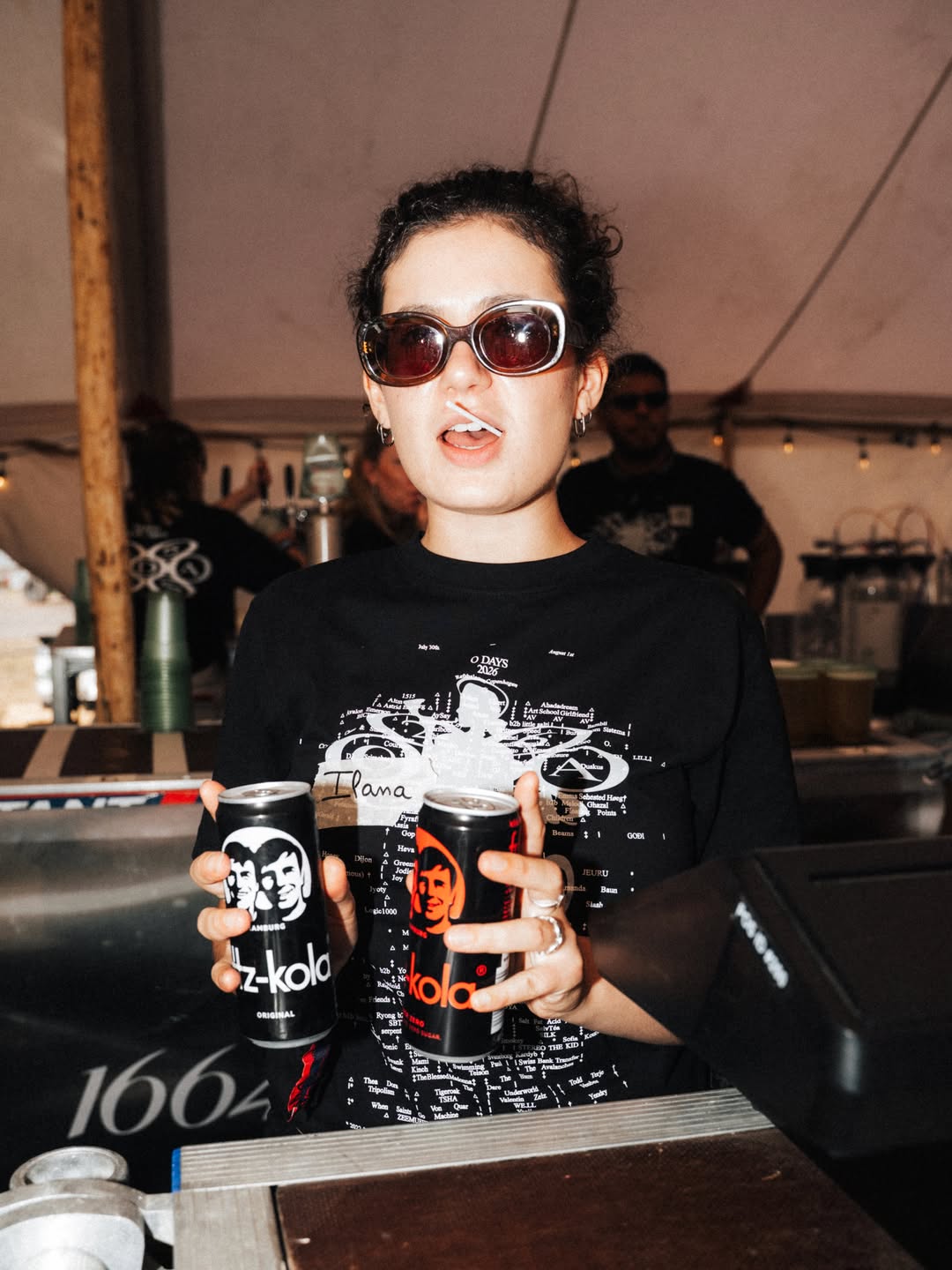 O Days volunteer T-shirt in use